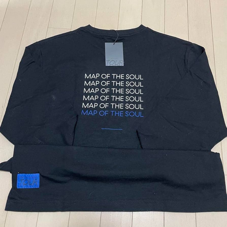 BTS Map of the soul tour 長袖白Tシャツ　Lサイズ Map of the soul tour